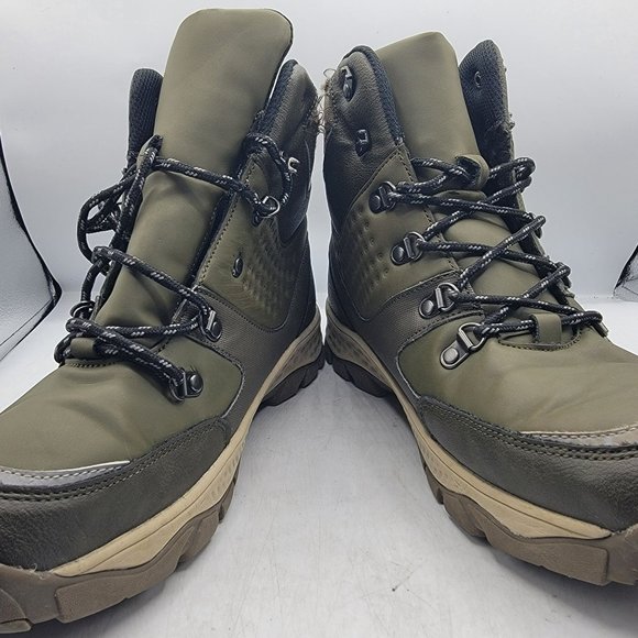Z by Zella Terran Mens 10M Olive Green Outdoors Boots Comfort Casual Workwear - Picture 3 of 14